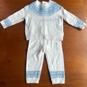 Ralph Lauren sweater/pant set 9-13 months